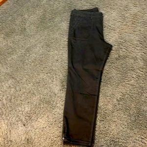 Kut Fab Ab Utility Straight Leg Pants. Size 16 NWT. Pine Green
